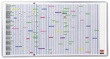 Franken Premiumline Operational Annual Planning Magnetic Whiteboard, 193 x 100cm