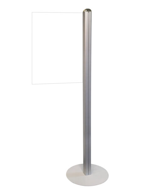 Information Display Stand With Acrylic Message Sign