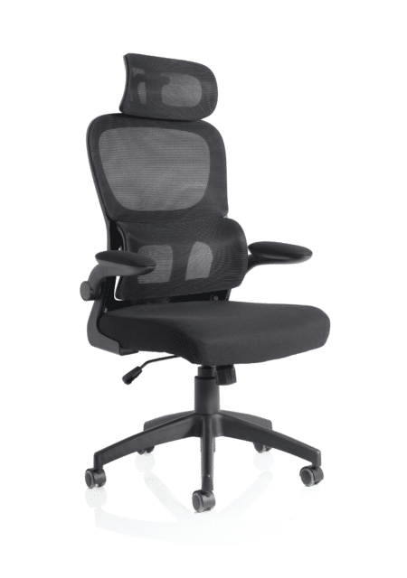 OE - Iris Task Operator Mesh Back Fabric Seat With Headrest
